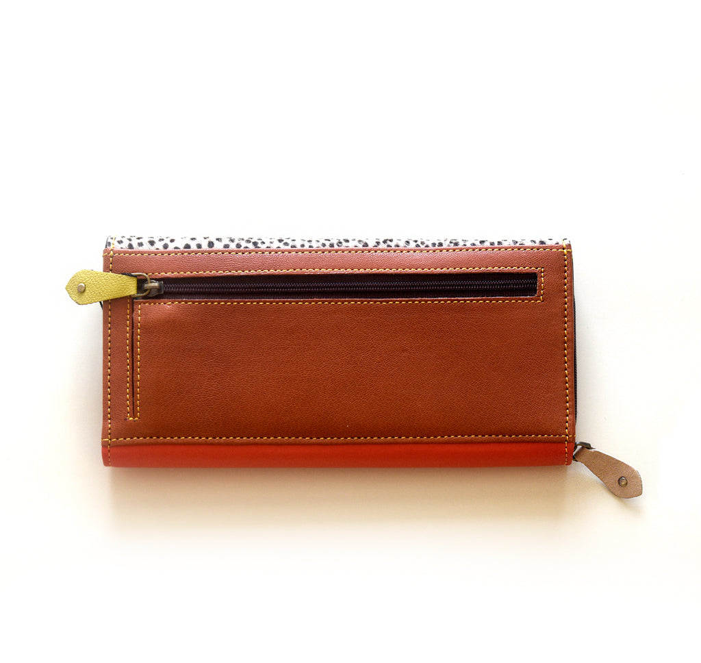 Folklore Couture Multi Leather and Hair on Hide Wallet