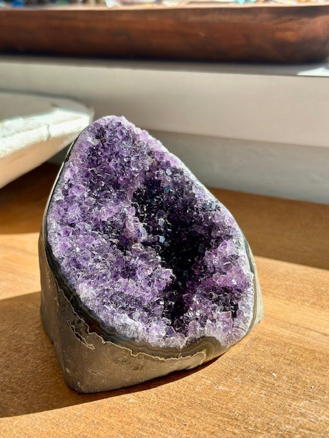 Rainbow Amethyst Cut Base