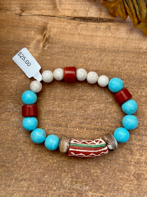 African Beaded Bracelet